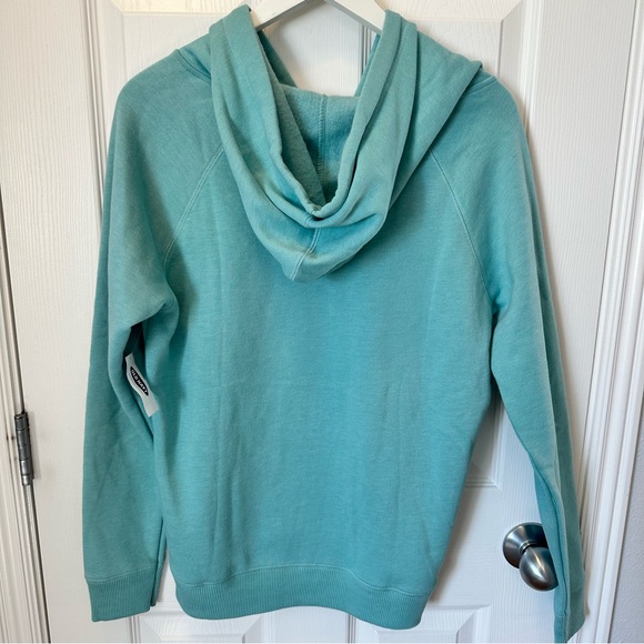 Turquoise Hoodie BNWT! Old Navy logo - super soft and cozy 🩵 - Picture 3 of 9